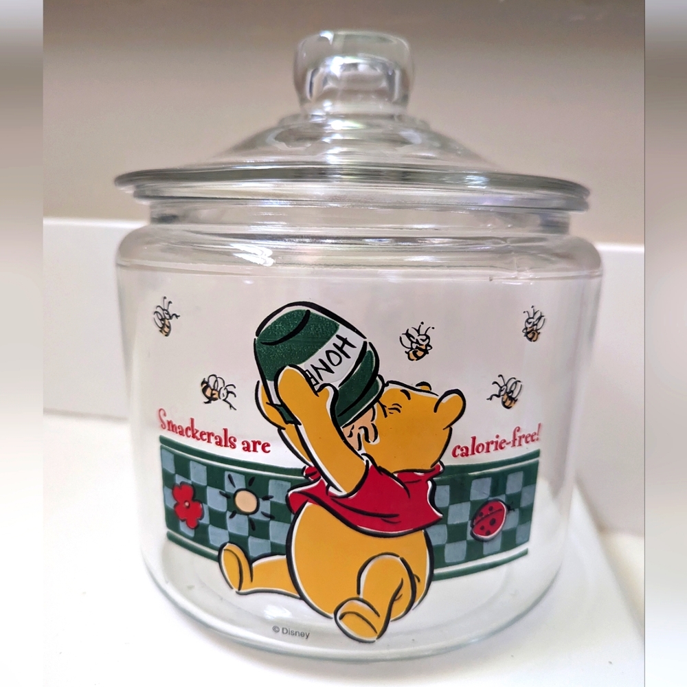 Winnie The Pooh Glass Apothecary Jar